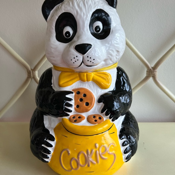 Vintage Panda Cookie Jar - Picture 4 of 11